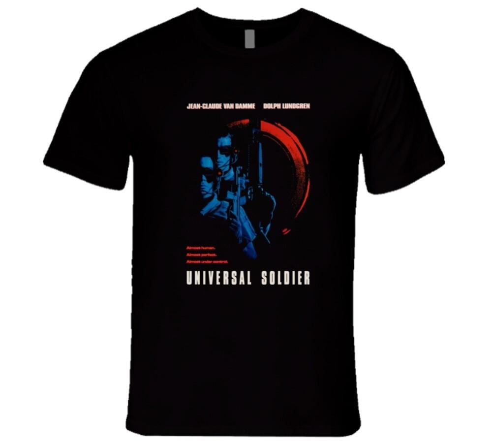 Universal Solider Van Damme Lundgren Retro Action Movie T Shirt Unisex T-Shirt M