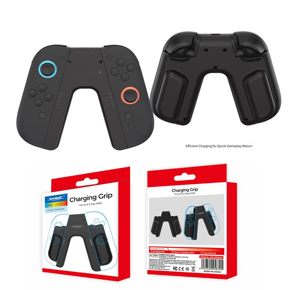 Neues 2-in-1-Griff-Ladedock für Switch 2 Joy-Con Tragbares Ladegerät-Dock Controller-Ladegerät für NS 2 JoyCon Gaming-Zubehör