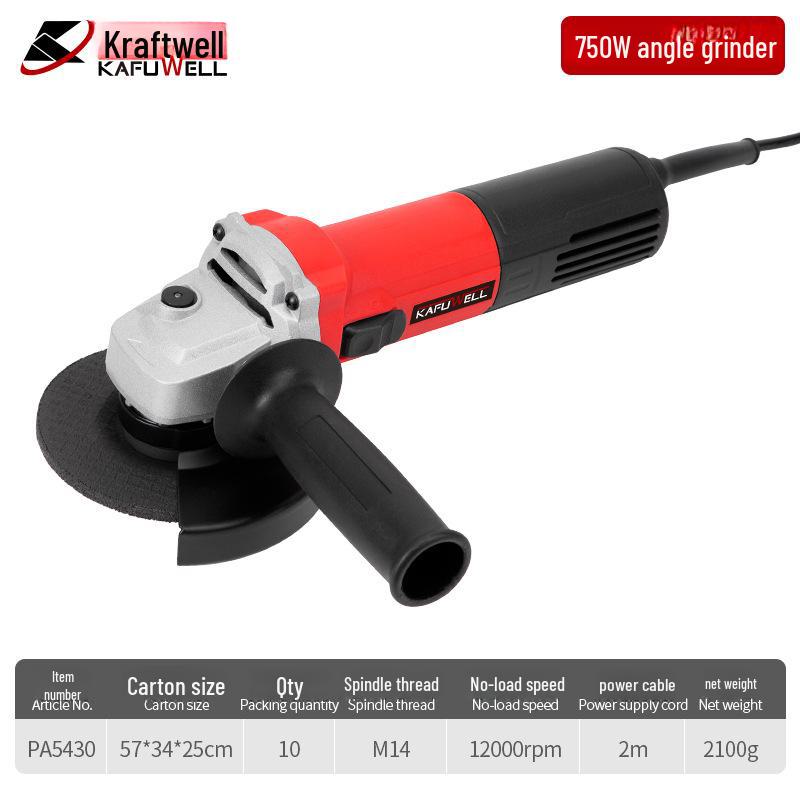 

Kraftwell 2300 Вт Високопотужна Багатофункціональна Полірувальна та Кутова Шліфмашина для Різання Металу