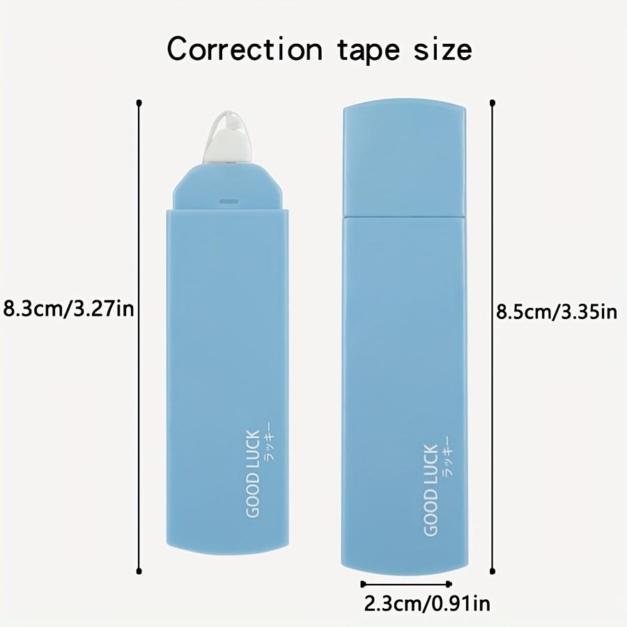 6pcs Large Capacity Gradient Correction Tape - Smooth, Portable School Supplies, Cute Ins Style, Portable Correction tape