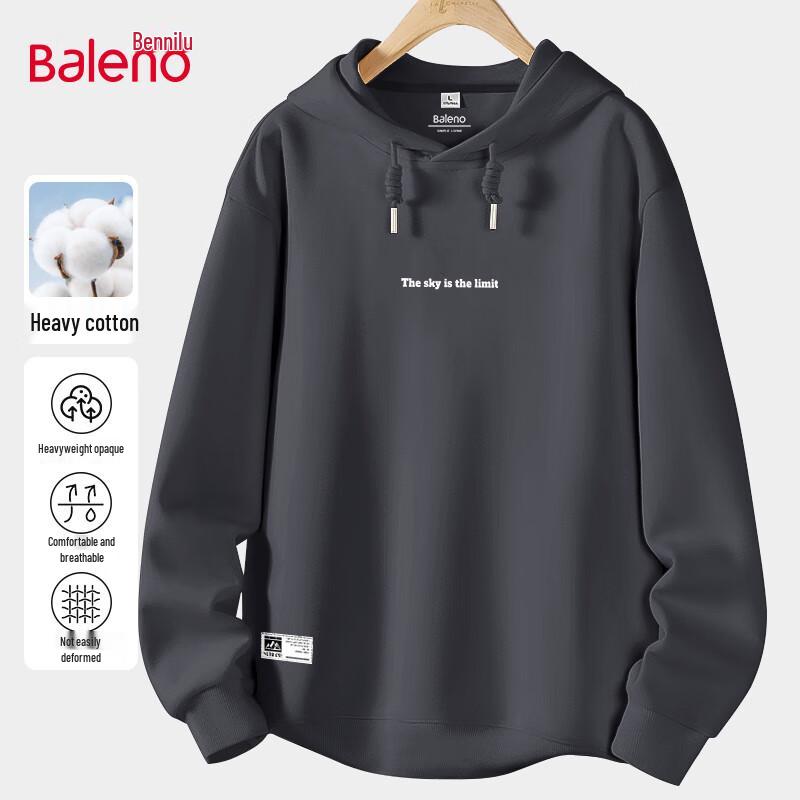 

Baleno Unisex Heavyweight Hooded Pullover Sweatshirt M