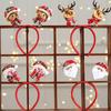 Snowman Christmas LED Headband Red Santa Hairband Snowman LED Light Headband  New Year's Eve