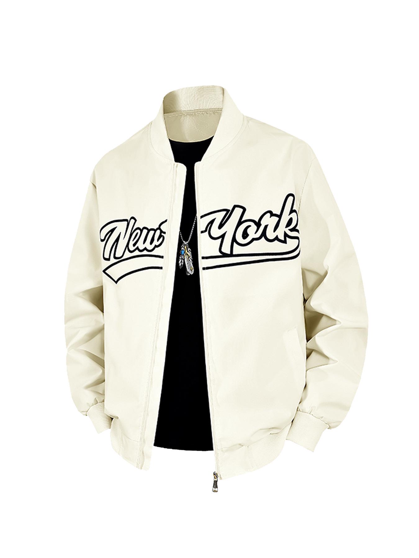 Korean Style Men s Trendy Raglan Baseball Jacket - Spring Arrival M абрикосовый