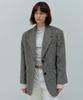 Therye Alpaca Wool Half Jacket(Charcoal)