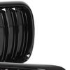 BMW 3 E36 96-00 grilles between the headlights (kidneys) left + right set BLACK GLOSSY DOUBLE BAR