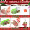 10 Pairs Dangle Drop Diamond Art Earring Kit Christmas Cup Double Sided Mosaic Drill Earring Kits Xmas Party Ornaments Gifts