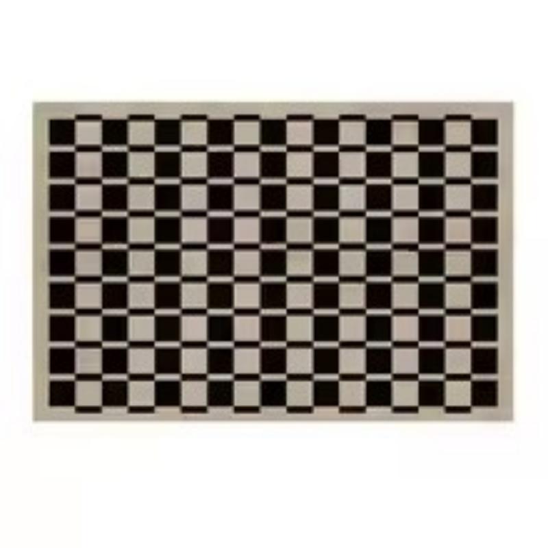 Französische Retro-Teppiche für Schlafzimmer Schachbrett Wohnzimmer Dekoration Teppich Ins Wind Plaid Bettvorleger Große Fläche Plüschteppich