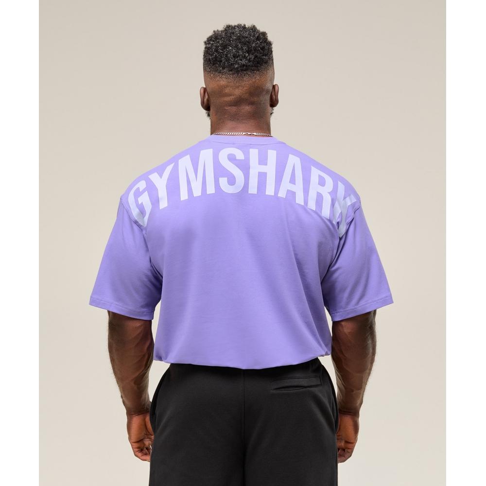 

Gymshark Power T shirT Record Purple A2c9e Pb56 3XL