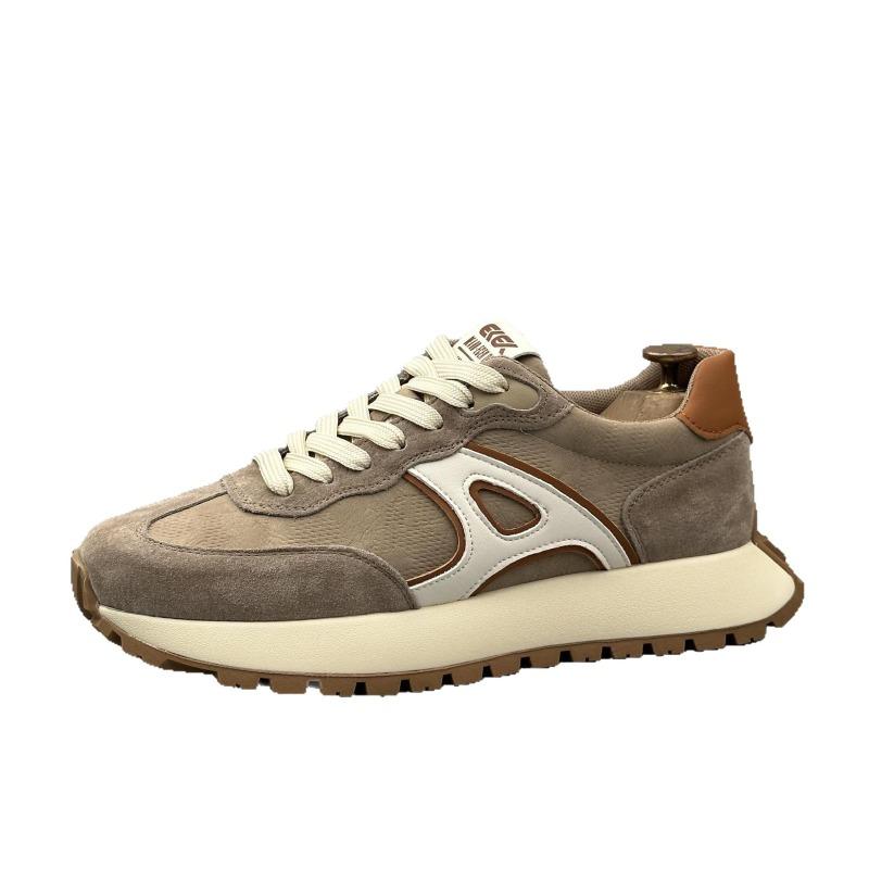 Summer New Men's Thick Bottom Comfortable Lace Up Sports Footwear Vulcanized Footwear Men's Casual Running Footwear Spring and