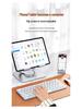 Silent Lightweight Wireless Bluetooth Keyboard with Touchpad for Tablets & Laptops