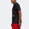 Adidas Casual Sports Print Crew Neck Short Sleeve T-Shirt Men Tops Black DQ0922