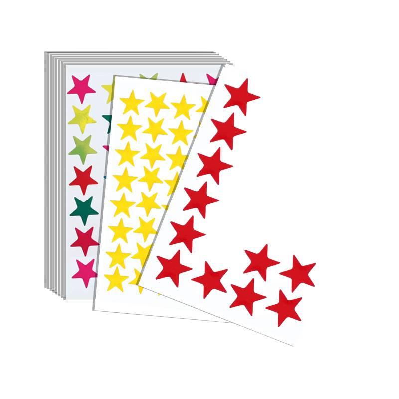 Star-Shaped Reward Stickers for Kids - Self-Discipline Charts & Teacher Incentives for Kindergarten