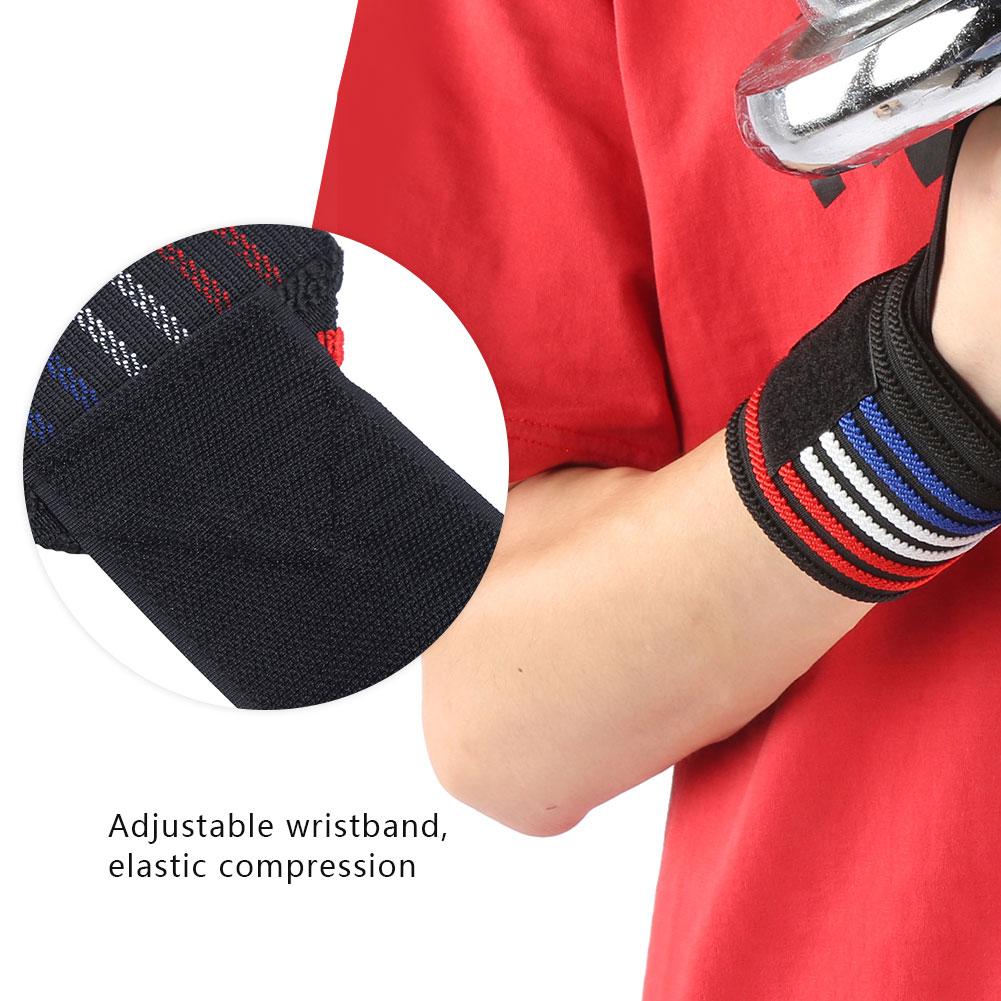 Sports Wrist Guard Compression Adjust Bandage Assist Wrist Strap Weightlifting Fitness