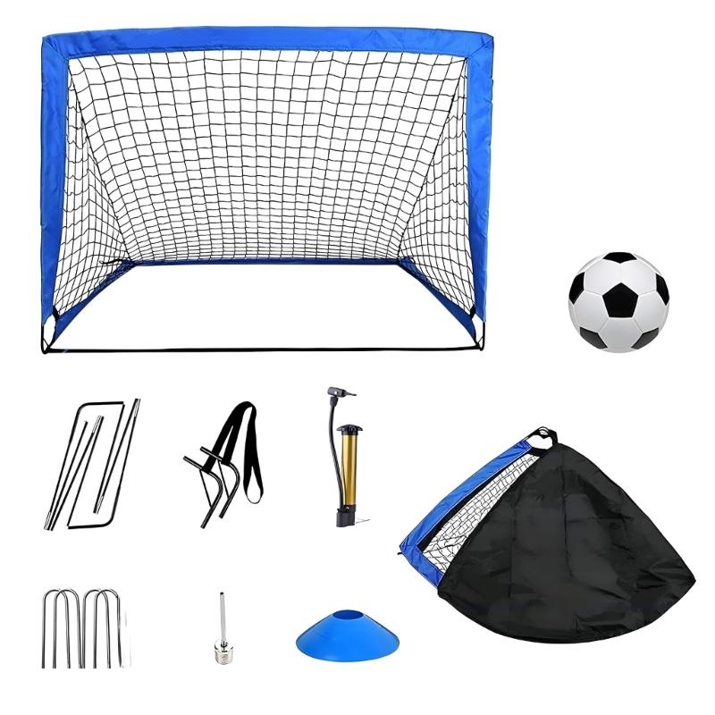 

Professional modifiable Football Goal With Reinforced Fabric And Strong Rods For Outdoor Training 1
