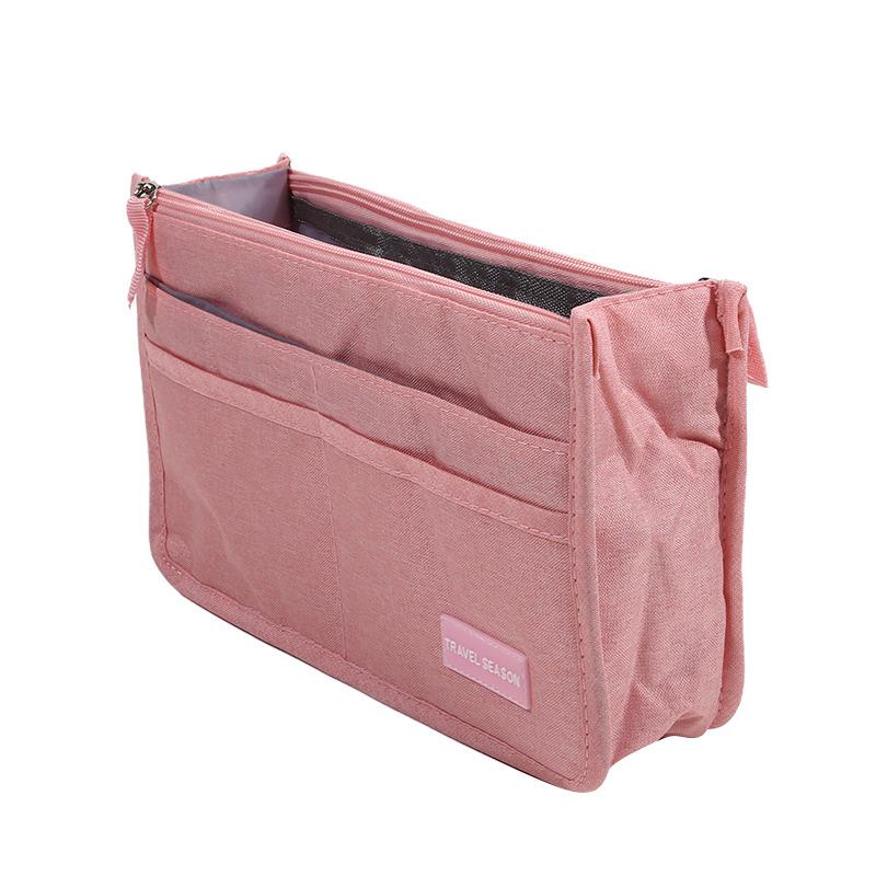 1 ks vložka organizér do tašky organizér na make-up do kabelky cestovní vnitřní peněženka přenosné kosmetické tašky dámská tote vhodná do různých značek tašek