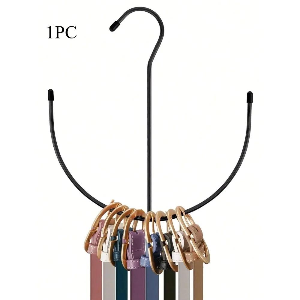 Belt Hanger U Shaped Multi Purpose Organizer No Installation Needed for Shoes Scarves Ties Hats Underwear Space Saving Storage