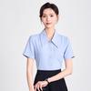 Women's Short Sleeve White Shirt for Professional or Formal Wear