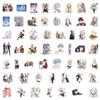 50 New Japanese Comics The Funeral of Florian Graffiti Stickers Decorative Notebook Stickers