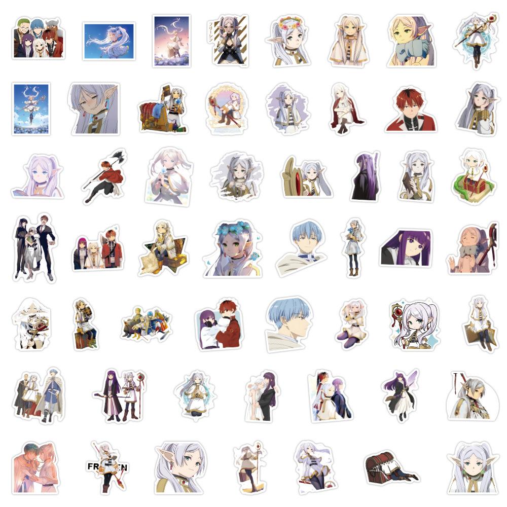 50 New Japanese Comics The Funeral of Florian Graffiti Stickers Decorative Notebook Stickers