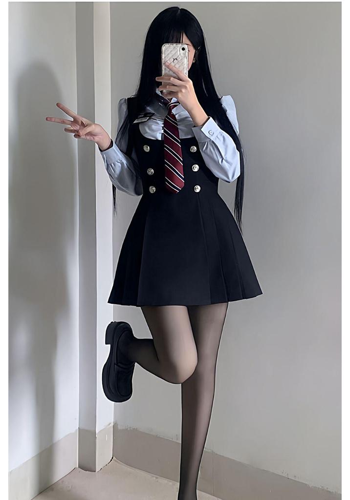 Petite Summer College-Style Skirt Set: Slim, Sweet & Cool