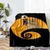 The Nightmare Before Christmas Theme Printed Blanket - Perfect for Couch, Bed, Travel & Outdoor Use | Machine Washable, Cozy & Durable.