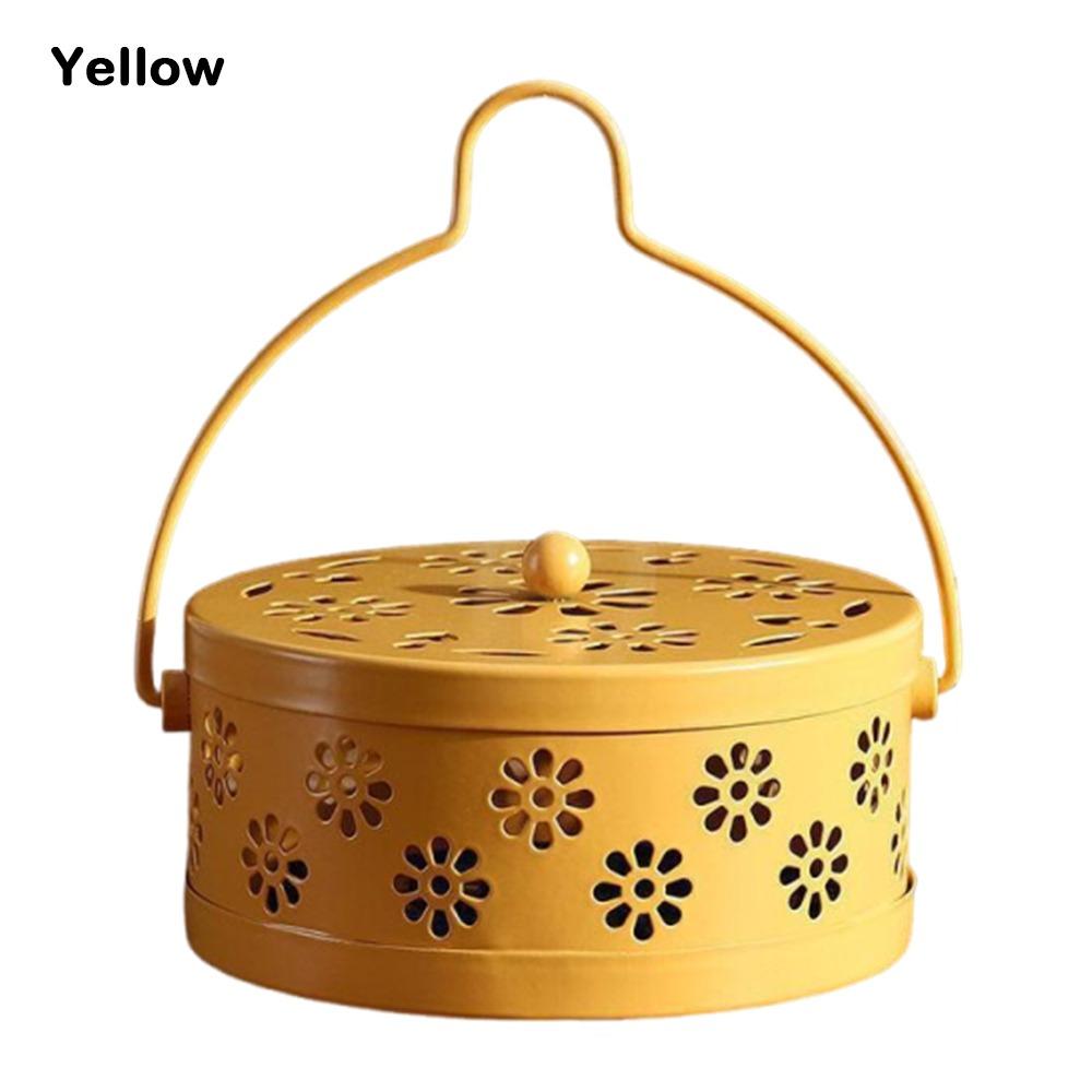 Cover Mosquito Coil Tray Holder Anti-fire Mosquito-repellent Holder Portable Incense Burner
