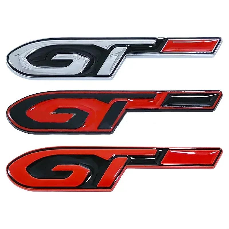 AHU1 3D Metal Car GTLINE Badge Trunk Fender Badge Sticker for Kia Sportage Ceed Picanto Rio ProCeed Niro 5 3 4 K7 K5 K8 K3 Ray K9