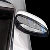 2Pcs Car Side Rear View Mirror Rain Eyebrow Visor Bling Sun Shade Snow Guard Weather Shield Cover Universal Auto Accessories
