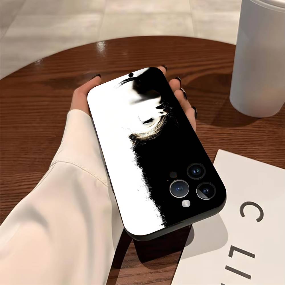 

S-Silent H-Hill Phone Case For iPhone 17,16,15,14,13,12,11,Pro,X,XS,Max,Plus Soft Black Cover iPhone16