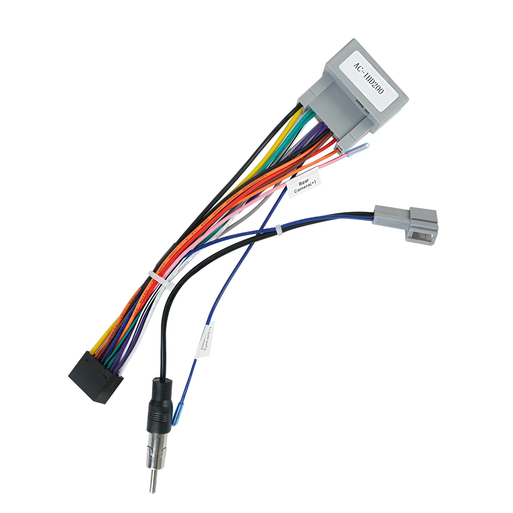 

ATOTO AC-IHD200 16 Pin Wiring Harness for Select Honda Car Model, Plug and Play,