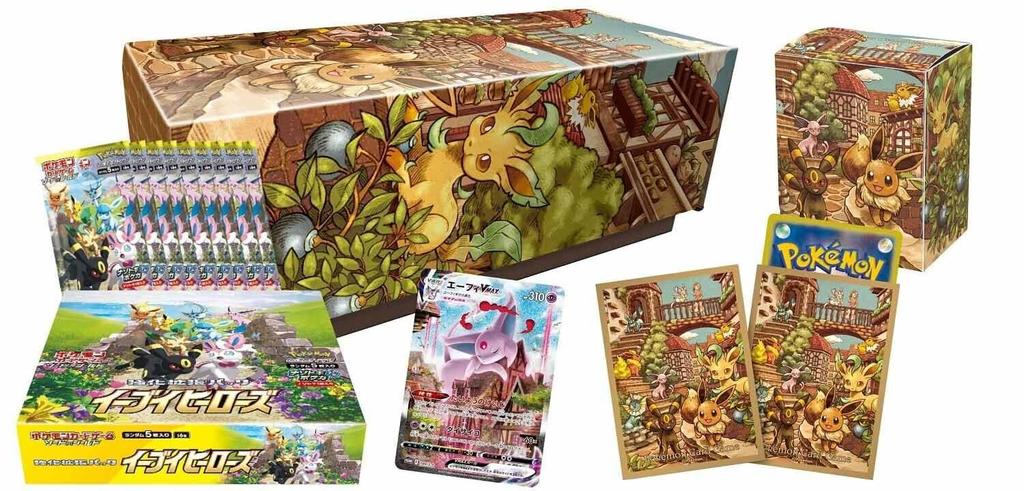 CardGame Pokemon Trading Card Game Eevee Heroes Eevee Set 2 Reinforced Expansion Boxes Limited Promotional Supply Set (Japanese)