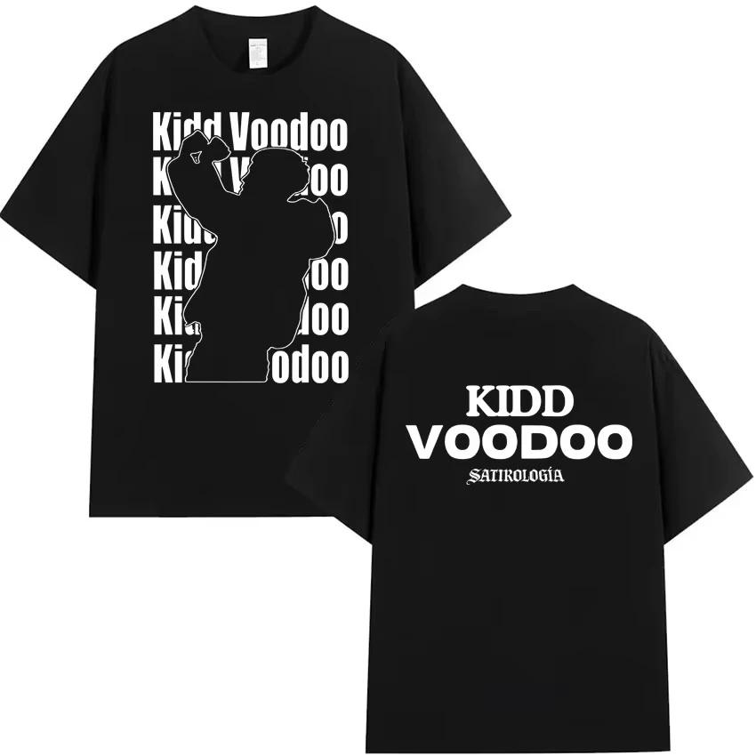 

Singer Kidd Voodoo Album Tour Pattern Fashion Oversized T-shirt Summer Men s Women Hip-hop Gothic Pure Cotton T-shirt S