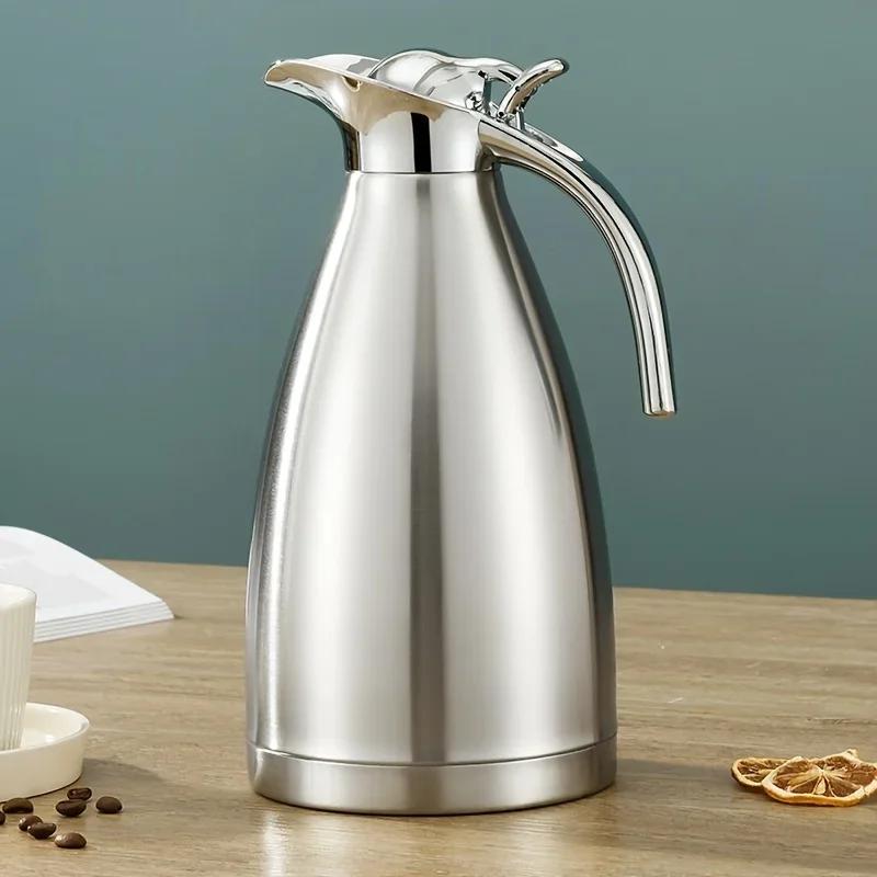 304 Edelstahl vakuumisolierter Kessel Europäischer Stil Haushalt doppelwandige Thermoskanne Hotel Restaurant