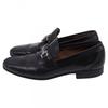 Salvatore Ferragamo Black Leather Gancini Loafers