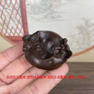Solido Bronzo Antico Utensili Intrecciati Qiankun Decorazione Gossip Doppia Mucca Fermacarte Soggiorno Fermacarte Studio Tè Decorazione