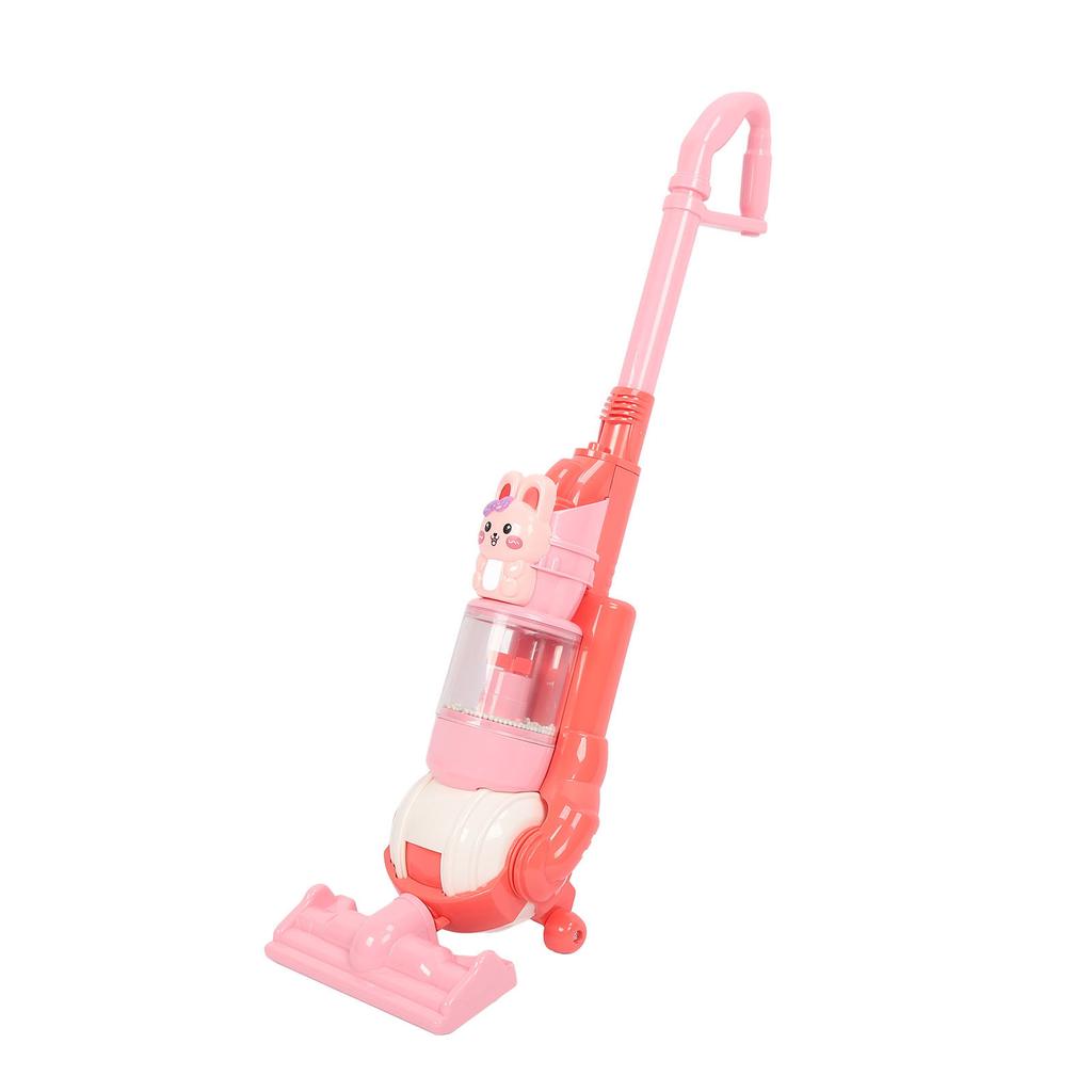 Aspirator electric de jucărie pentru copii mici, încărcare USB, desen animat, copii care se joacă, curățător de praf cu sunet