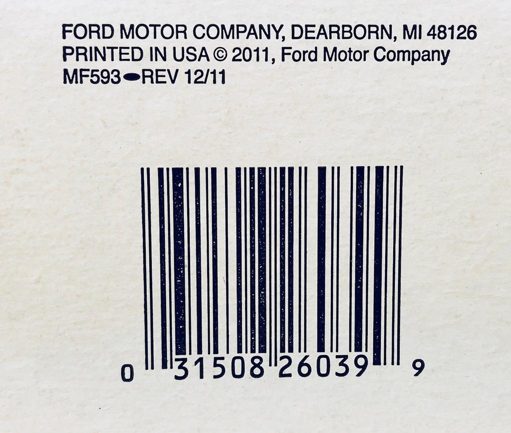 Motorcraft FG1114 Fuel Filter