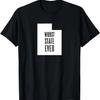 UTAH - Worst State Ever _ UT Sucks - Funny Graphic T-Shirt,100% Cotton