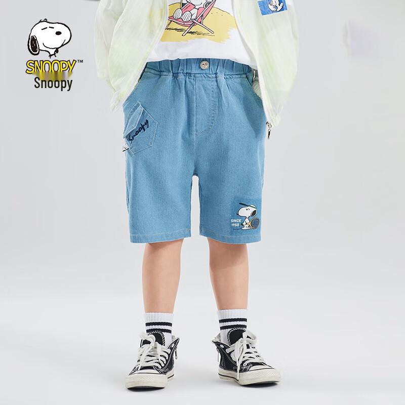 Snoopy Kids Denim Shorts 130