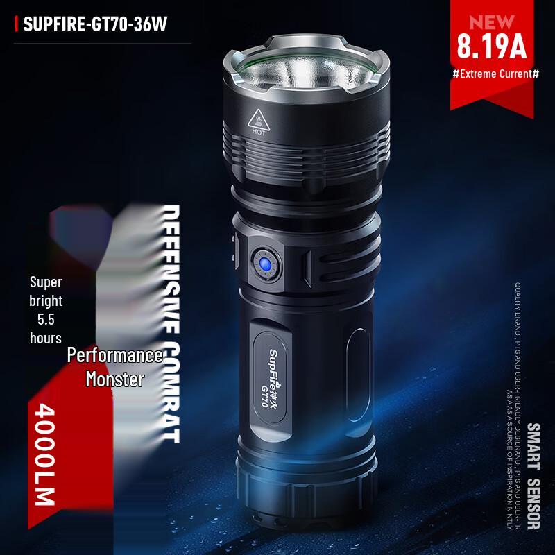 SupFire GT70 High-Power LED Flashlight