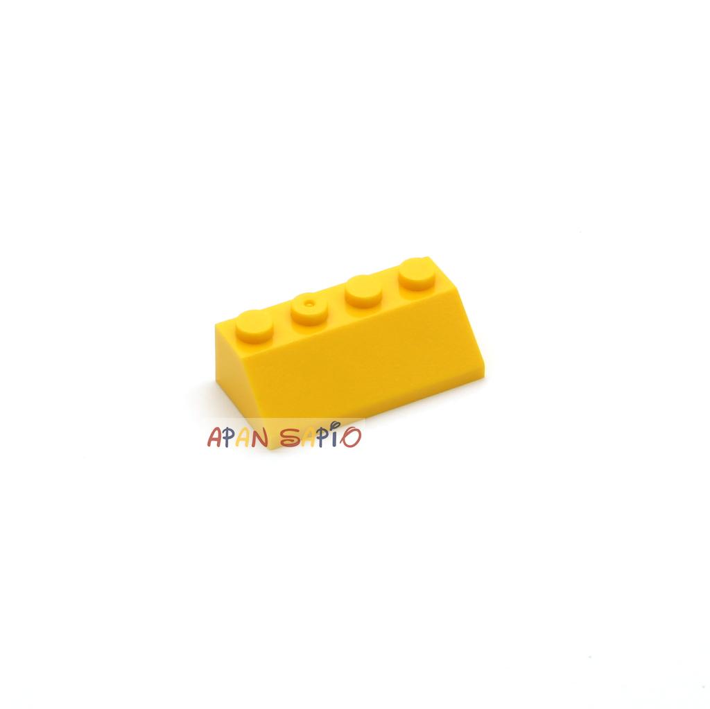 40pcs DIY Building Blocks Slope 2x4 Thick Figure Bricks Educational Creative Compatible With 3037 Toys for Children Size