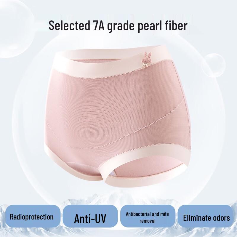 LANGSHA Women's High-Waist Seamless Maternity Panties