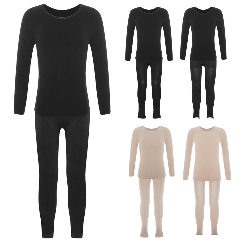 Dívčí termoprádlo set Dětská základní vrstva Top a legíny set Taneční tréninkový kostým
