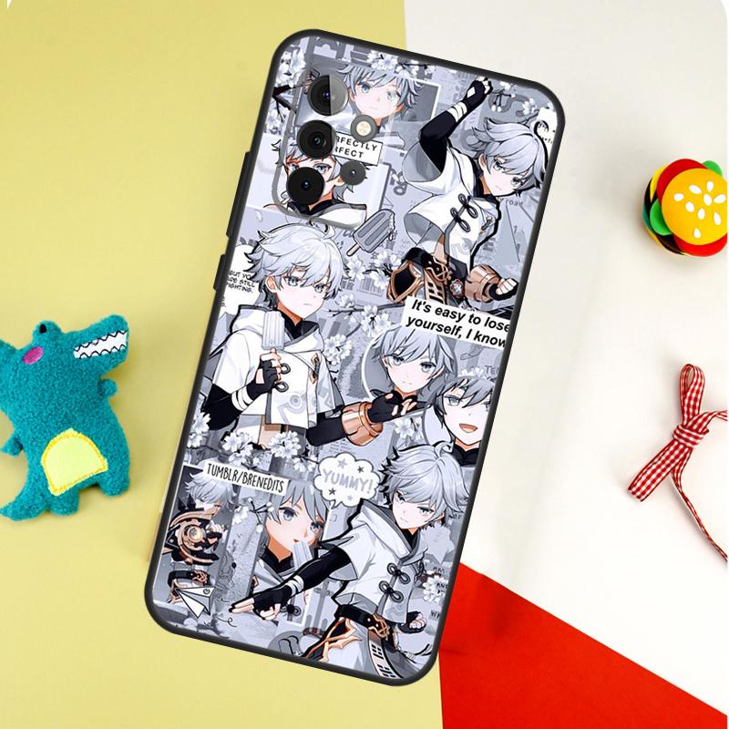 Chongyun Genshin Impact For Samsung Galaxy A05 A06 A16 A54 A34 A14 A55 A35 A15 A53 A33 A13 A22 A32 A52 Phone Case