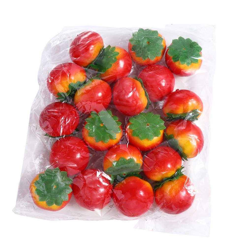 Accessoires de Photographie Artisanale Décoration de Maison Ornement Fraise Simulée Cuisine Fruit Artificiel Mini Faux Fruit