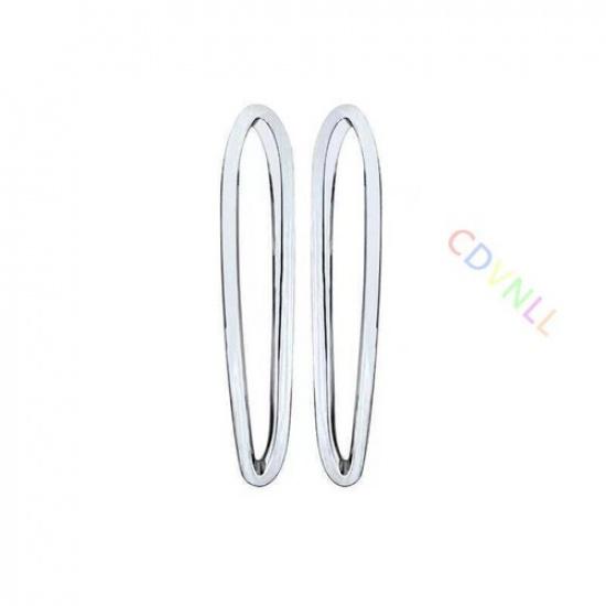 Fit For Benz GLC X254 2023-2024 ABS Chrome Rear Fog Light Lamp Cover Trim 2PCS