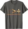 Equality Greater Than Division Black History Melanin Unisex T-Shirt