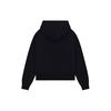WE11DONE Ss24 Logo Hooded Half-Zip Knit Sweater Unisex Sweater Black WD-KT0-24-615-U-BK