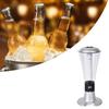 3L Bierturmspender, Mehrzweck-Leuchttisch-Wein-Bierturmspender mit Wasserhahn für Zuhause