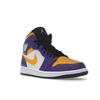 Air Jordan 1 Mid Lakers Men Sneakers Purple Dark-Concord Taxi DQ8426-517